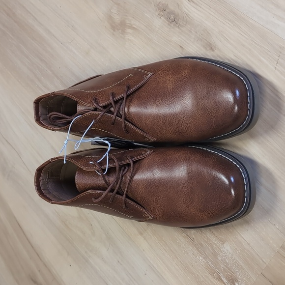 STEVE MADDEN Men's Short Chukka P-Symin Boots In Cognac - Picture 2 of 8